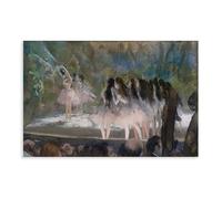Impression sur toile Edgar Degas - Motif ballet à l'opéra de Paris - Décoration murale sans cadre - 30,5 x 45,7 cm