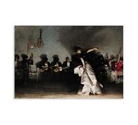 Impression sur toile El Jaleo John Singer Sargent - Décoration murale moderne pour chambre à coucher - 50 x 75 cm
