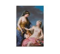Impression sur toile encadrée Elisabeth Louise Vigee « Juno empruntant la ceinture de Vénus » - 30 x 45 cm
