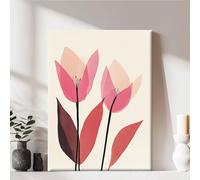 Impression sur toile encadrée pour mur, décoration murale moderne prête à accrocher à domicile, fleur, peinture murale décorative, affiche d'œuvre d'art pour salon, chambre, salle de bain, cadeau
