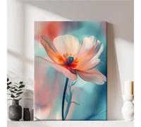 Impression sur toile encadrée pour mur, décoration murale moderne prête à accrocher à domicile, fleur, peinture murale décorative, affiche d'œuvre d'art pour salon, chambre, salle de bain, cadeau