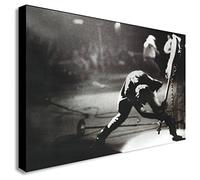 Impression sur toile encadrée The Clash London Calling, différentes tailles, Bois et toile., noir/blanc, A3 16x12 inches