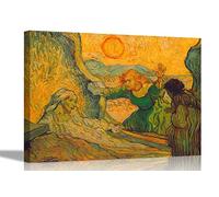 Impression sur toile encadrée The Raising of Lazarus par Vincent Van Gogh - 40 x 30 cm - Format A3