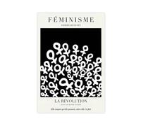 Impression sur toile féministe - Affiche esthétique - Cadeau pour elle - Smash The Patriarchy - Égalité - Décoration murale pour salon et chambre à coucher