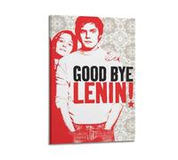 Impression sur toile « Good Bye, Lenin! » - Impression sur toile - Décoration murale - Style vintage - Pour salon, chambre à coucher - 60 x 90 cm - Style cadre