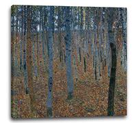 Impression sur toile Gustav Klimt - Forêt du livre I (1902)