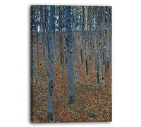 Impression sur toile Gustav Klimt - Forêt du livre I (1902)