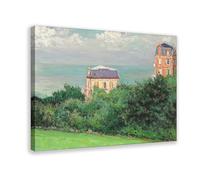 Impression sur toile Gustave Caillebotte, Villers sur Mer - Décoration murale moderne pour salon, chambre à coucher - 30 x 45 cm