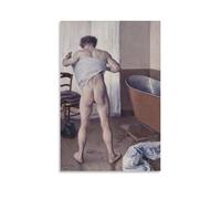 Impression sur toile Homme Au Bain-Gustave Caillebotte 30 x 45 cm