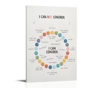 Impression sur toile « I Can Control Affirmation » - Poèmes inspirants - Poster esthétique vintage - Impression pour appartement, chambre à coucher, salon - 20 x 30 cm