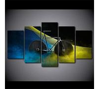 Impression Sur Toile Intissee 5 Parties Vélo Tableaux Decoration Murale Photo Image Artistique Photographie Graphique Impression Sur Toile De Peinture 5 Pièces 100×55 Cm Art Mural -9Y8H-E8B