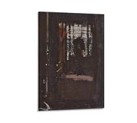 Impression sur toile Jack The Ripper's Bedroom par Walter Richard Sickert - Décoration murale - 30 x 45 cm