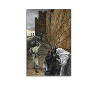 Impression sur toile James Tissot Œuvres de peintre (homme portant un pichet) - 60 x 90 cm