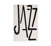 Impression sur toile Jazz par Henri Matisse - Décoration murale pour salon, chambre à coucher - 30 x 45 cm