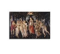 Impression sur toile La Primavera Allégorie du printemps 1482 par Sandro Botticelli - 30 x 45 cm