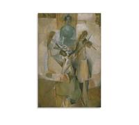 Impression sur toile La Sonate (Sonata) de Marcel Duchamp - Décoration murale moderne pour salon, salle de bain, chambre à coucher, maison - 40 x 60 cm