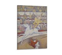Impression sur toile Le Cirque de Georges Seurat - Décoration murale - 20 x 30 cm