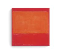 Impression sur toile Mark Rothko Great Work (ocre et rouge sur rouge) 40 x 40 cm