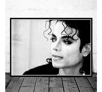 Impression Sur Toile，Michael Jackson Musicien King Star Art Affiche Toile Peinture Mur Photo Décor À La Maison Affiches Et Impressions Convient Pour Toute Décoration Murale, 70X100 Cm Sans Cadre