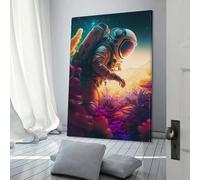 Impression sur toile - Mission spatiale, affiches et impressions, décoration murale pour salon, chambre d'adolescent, 40 x 60 cm