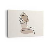 Impression sur Toile Moderne 100x70 cm Personnes Art - 4728 | Doubler Boh Moderne Tableau Décoratif Grand Décoration Murale Art Mural Toile Imprimée Salon Chambre Cuisine ARTTOR