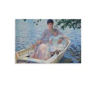 Impression sur toile « Mother And Child in A Boat » Edmund Charles Tarbell - Impression sur toile - 20 x 30 cm