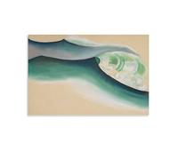 Impression sur toile Motif vague de 1922 Georgia O'Keeffe 40 x 60 cm