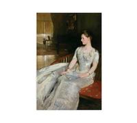 Impression sur toile Mrs. Cecil Wade par John Singer Sargent pour décoration de maison, école, bureau, sans cadre, 40,6 x 61 cm