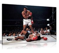 Impression sur Toile Murale Muhammad Ali Sonny Liston, A0 91x61cm (36x24in)