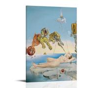 Impression sur toile murale Salvador Dali Dream Caused by The Flight of A Bee Around A Grenade A Second Before Awakening Décoration murale d'intérieur moderne