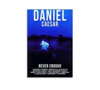Impression sur toile « Never Enough Daniel Caesar » - Décoration murale pour la maison, la chambre à coucher, l'esthétique, le salon - Décoration murale solide - Style sans cadre - 30 x 45 cm