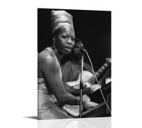 Impression sur toile Nina Simone 2, décoration murale pour chambre à coucher, 20 x 30 cm, style cadre