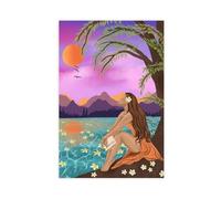 Impression sur toile « Oser to Dream » - Décoration murale pour salon, chambre à coucher - 50 x 75 cm