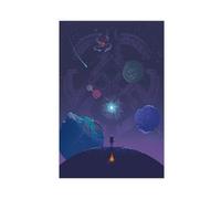 Impression sur toile Outer Wilds Game Art Poster Décoration de chambre à coucher Paysage sportif Décoration de bureau Cadeau sans cadre 30 x 45 cm