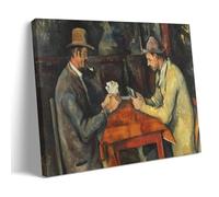 Impression sur toile Paul Cezanne (The Card Players) - 20 x 30 cm