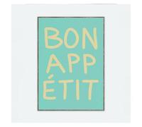 Impression Sur Toile Peinture Affiche De Cuisine Avec Citation De Bon Appétit, Salle À Manger, Salon Maximaliste, Chambre À Coucher, Galerie De Typographie, Décoration Murale Pour La Maison(50x70cm)
