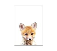 Impression sur Toile Peinture Affiches Et Impressions Nordiques Éléphant Zèbre Girafe Panda Koala Animaux Art Mural Toile Peinture Murale Photos Bébé Enfants Chambre Décor(K,30x40cm)