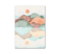 Impression sur Toile Peinture Affiches Et Impressions Nordiques, Tableaux Muraux, Plage, Château, Voiture,Coquillages, Citations, Peinture sur Toile pour Décoration De Salon(I,30x40cm)