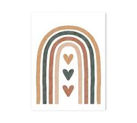 Impression Sur Toile Peinture Affiches Et Imprimés D'animaux Mignons, Lettres, Amour, Herbe, Feuilles, Soleil, Peinture Sur Toile Pour Décoration Murale De Chambre D'enfant(I,40x50cm)