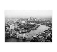 Impression Sur Toile Peintures Sur Toile Noir Et Blanc, Paysage Urbain Du Monde, Londres, Paris, New York, Affiches Et Impressions, Art Mural, Images Pour Décoration Intérieure, 45 X 60 Cm, Sans
