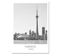 Impression Sur Toile Peintures Sur Toile Noir Et Blanc, Paysage Urbain Du Monde, Londres, Paris, New York, Affiches Et Impressions, Art Mural, Images Pour Décoration Intérieure, 15 X 20 Cm, Sans