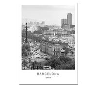 Impression Sur Toile Peintures Sur Toile Noir Et Blanc, Paysage Urbain Du Monde, Londres, Paris, New York, Affiches Et Impressions, Art Mural, Images Pour Décoration Intérieure, 70 X 100 Cm, San