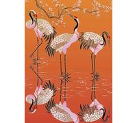 Impression Sur Toile Peintures Sur Toile Représentant Des Geishas Japonaises De Voyage À Tokyo, Art Mural Vintage, Impressions De Paysages, Affiches Pour Décoration De Salon, 30 X 45 Cm, Sans C