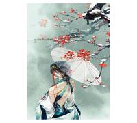 Impression Sur Toile Peintures Sur Toile Représentant Des Geishas Japonaises De Voyage À Tokyo, Art Mural Vintage, Impressions De Paysages, Affiches Pour Décoration De Salon, 30 X 45 Cm, Sans C