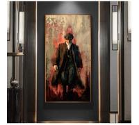 Impression sur Toile Populaire Affiche et Impressions Peaky Blinders Saison série TV Wall Art Photos décoration 60x90 cm sans Cadre