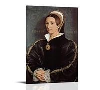 Impression sur toile portrait d'une dame par Hans Holbein The Younger 40 x 60 cm