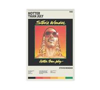 Impression sur toile pour album de musique Hotter Than July - Décoration murale pour salon, chambre à coucher - 50 x 75 cm