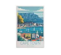 Impression sur toile pour salon, chambre à coucher, salle de bain, bureau - Afrique du Sud - 50 x 75 cm