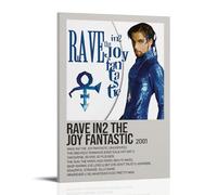 Impression sur toile Rave In2 The Joy Fantastic by Prince - Impression sur toile pour chambre - 40 x 60 cm - Style cadre
