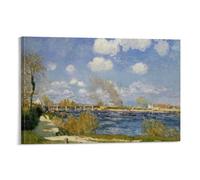 Impression sur toile représentant Alfred Sisley - Impression sur toile - Impressionnisme - 20 x 30 cm